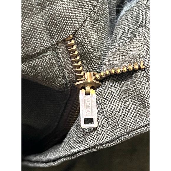 Vintage Military Dress Trousers Olive Green Straight Ideal Zipper KL Sayles 30 - Picture 4 of 15